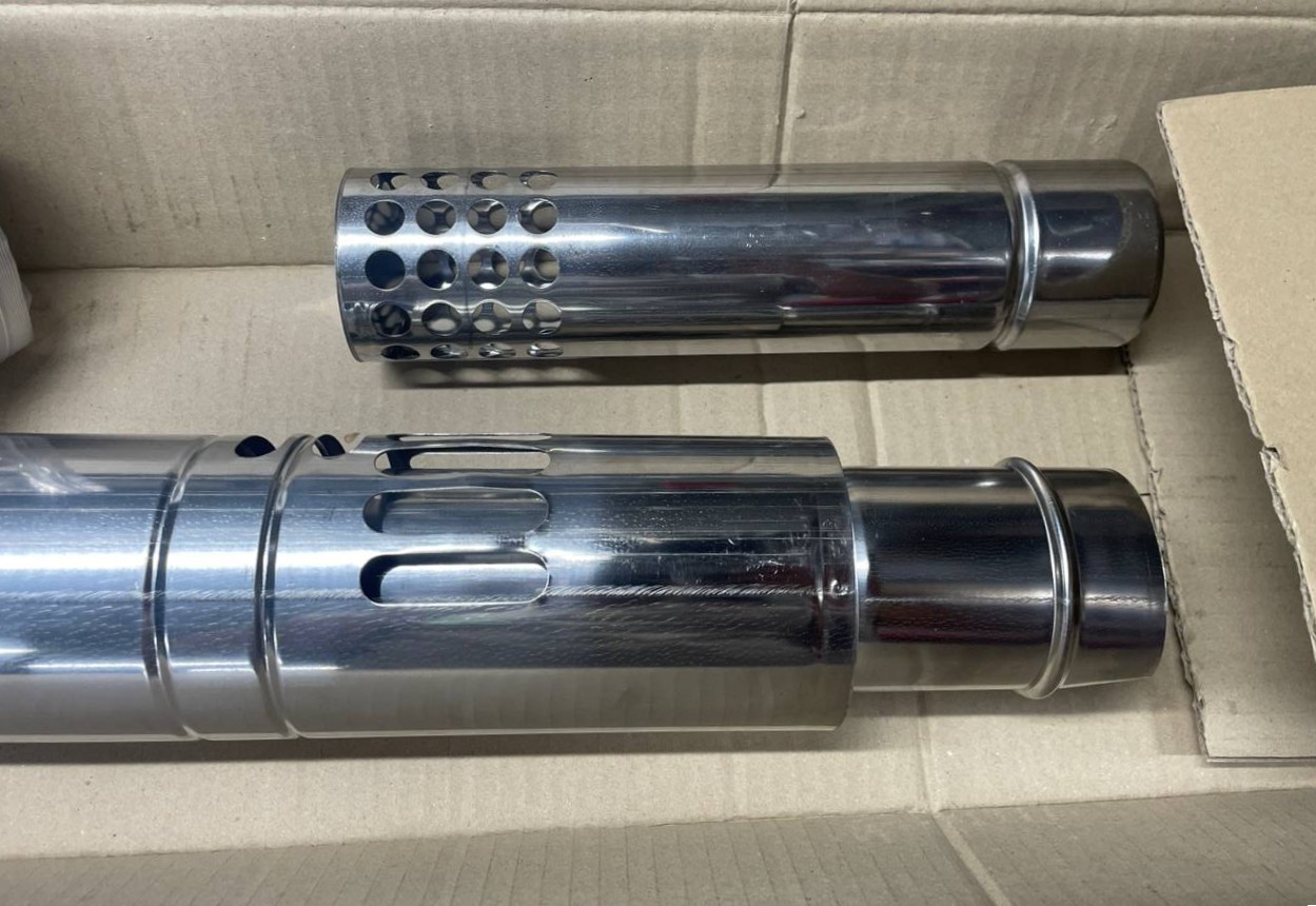 Rinnai SLIDE SPEA S-type 1000L (D75/100) уцененный удлиняющийся коаксиальный дымоход