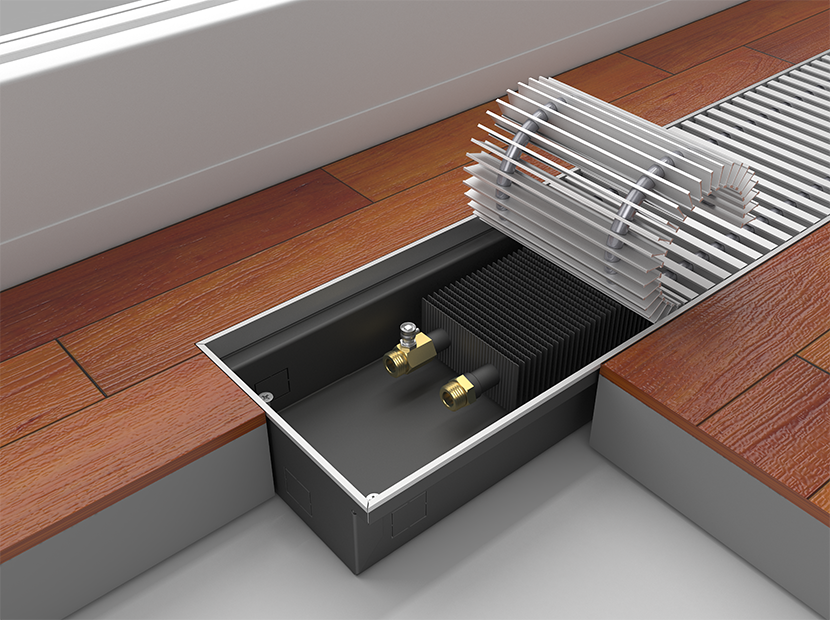 Royal Thermo ATRIUM 110*300*1400 внутрипольный конвектор