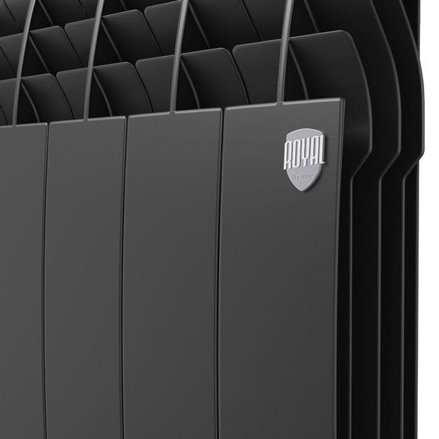 Royal Thermo Biliner Alum 500 Noir Sable 6 секц. алюминиевый радиатор