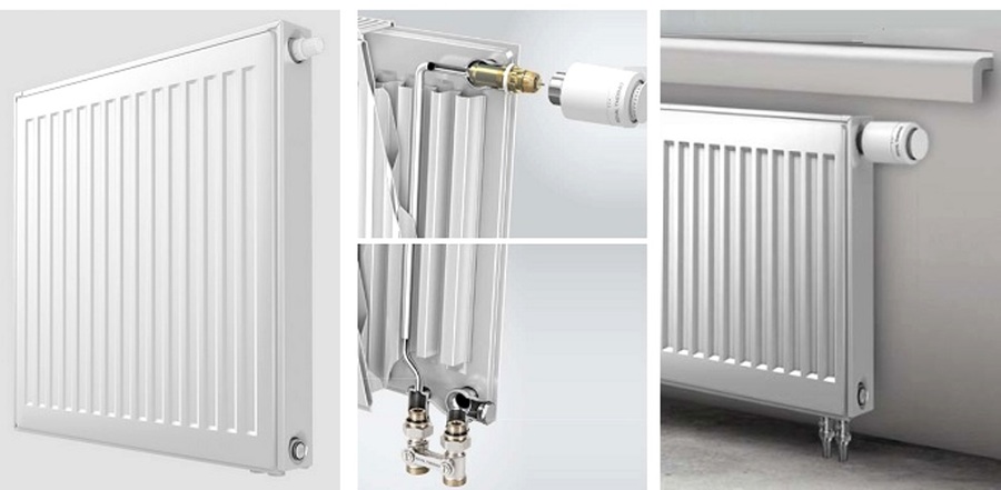 Royal Thermo COMPACT C33-450-2100 RAL9016 стальной панельный радиатор Тип 33