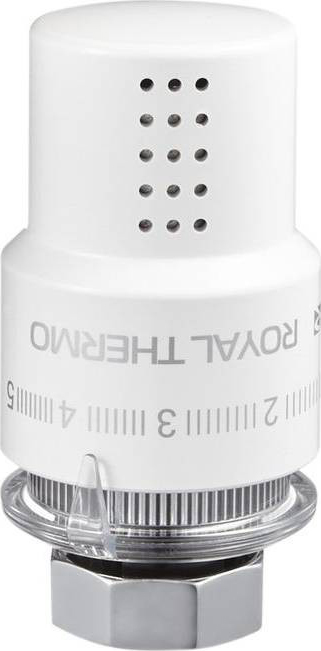 Royal Thermo DESIGN М30х1,5 белый (корпус пластик) термоголовка жидкостная