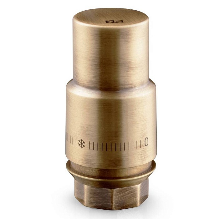 Royal Thermo DESIGN М30х1,5 бронза (корпус металл) термоголовка жидкостная