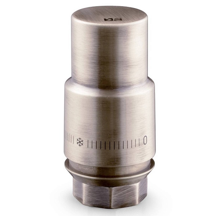 Royal Thermo DESIGN М30х1,5 матовый никель (корпус металл) термоголовка жидкостная