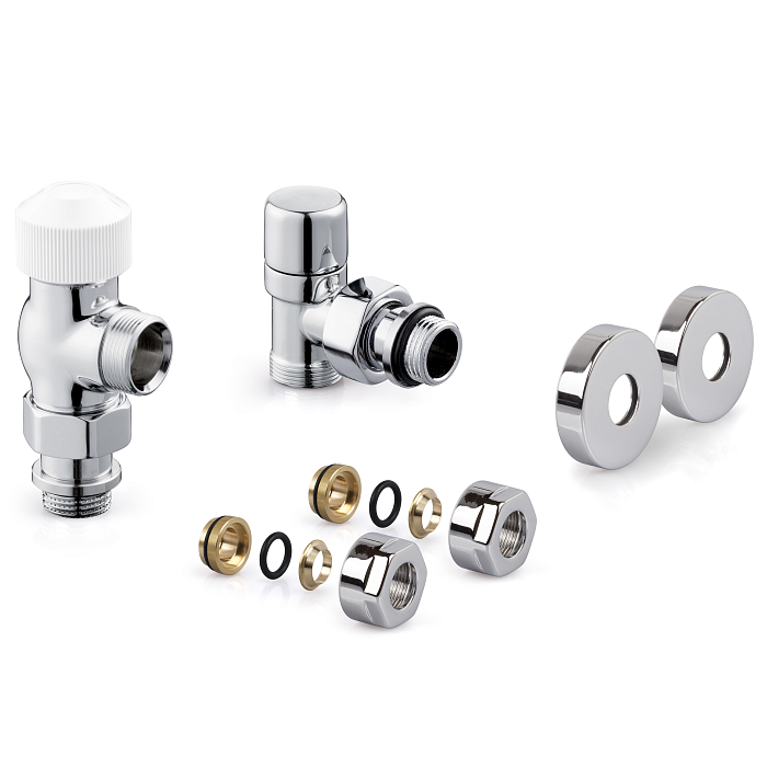 Royal Thermo DESIGN PRO осевой М30х1,5 1/2" (Хром полированный) набор термостатический