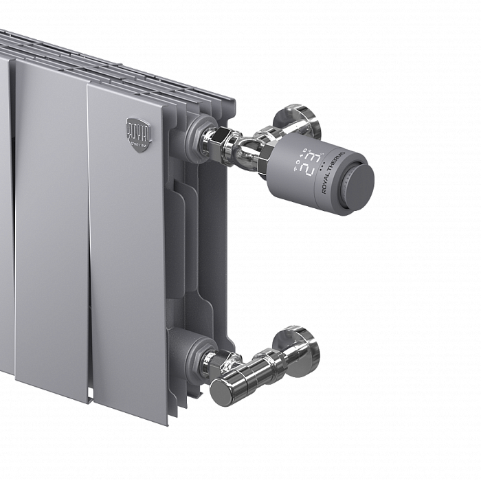 Royal Thermo DESIGN PRO осевой М30х1,5 1/2" (Хром полированный) набор термостатический