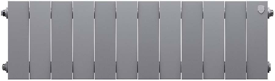 Royal Thermo PianoForte 200 /Silver Satin - 12 секц. биметаллический радиатор