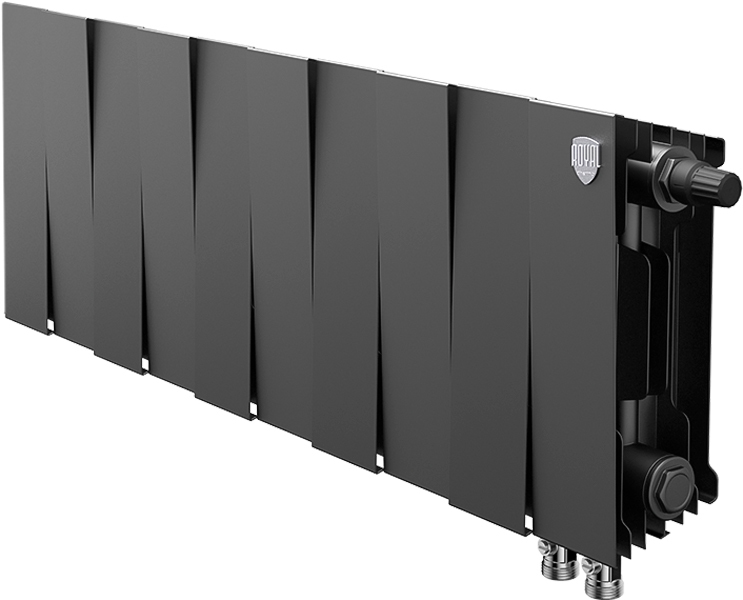 Royal Thermo Pianoforte 200 VD 10 секц. Noir Sable биметаллический радиатор