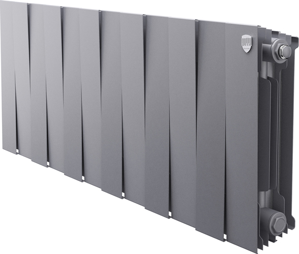 Royal Thermo PianoForte 300 Серебристый - 12 секц. биметаллический радиатор