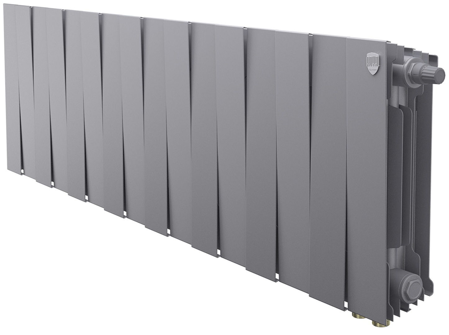 Royal Thermo PianoForte 300 Серебристый VR80 - 16 секц. биметаллический радиатор