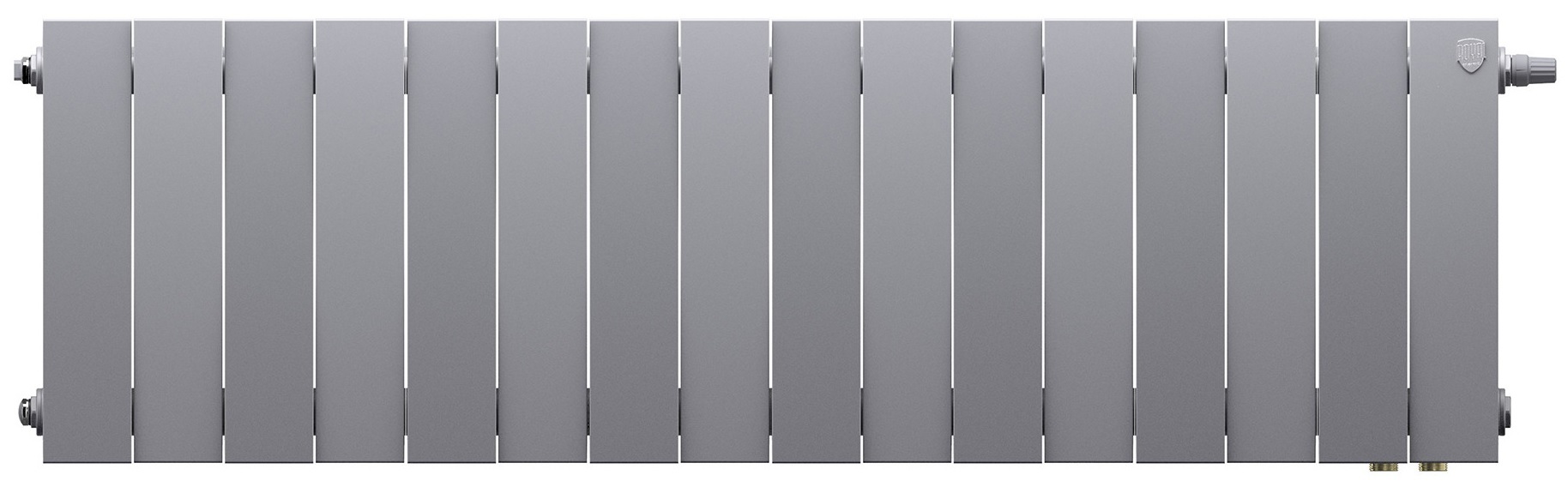 Royal Thermo PianoForte 300 Серебристый VR80 - 16 секц. биметаллический радиатор
