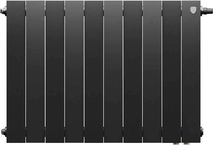 Royal Thermo PianoForte 500 Чёрный VR80 - 10 секц. биметаллический радиатор