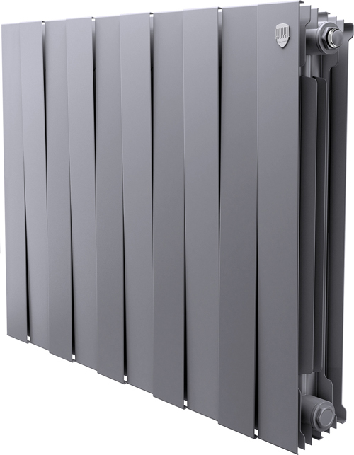 Royal Thermo PianoForte 500 Серебристый - 10 секц. биметаллический радиатор