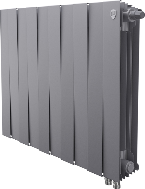 Royal Thermo PianoForte 500 Серебристый VR80 - 12 секц. биметаллический радиатор