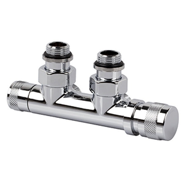 Royal Thermo хром 1/2x3/4E двухтрубный узел нижнего подключения