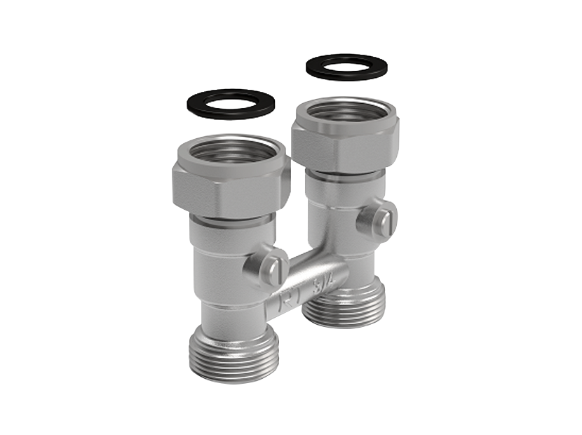 Royal Thermo прямой 3/4 НГ - 3/4 НР двухтрубный узел нижнего подключения