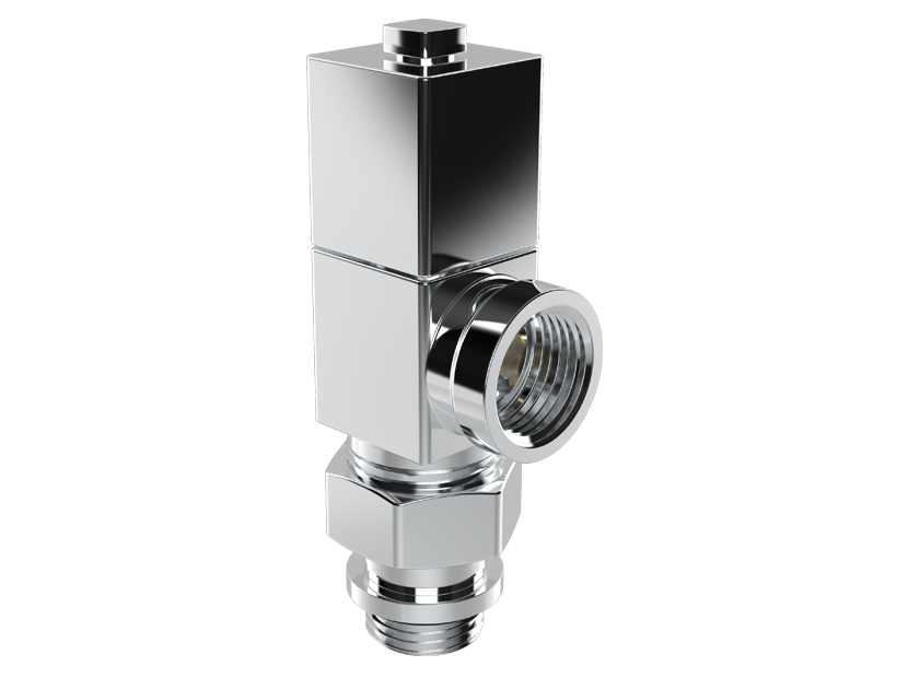 Royal Thermo осевой, CUBE (хром) 1/2 ручной регулировки вентиль