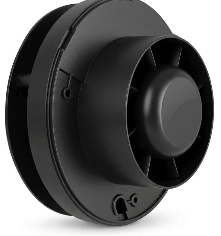 Seicoi Ratio Design 100 Matt black вытяжка для ванной диаметр 100 мм