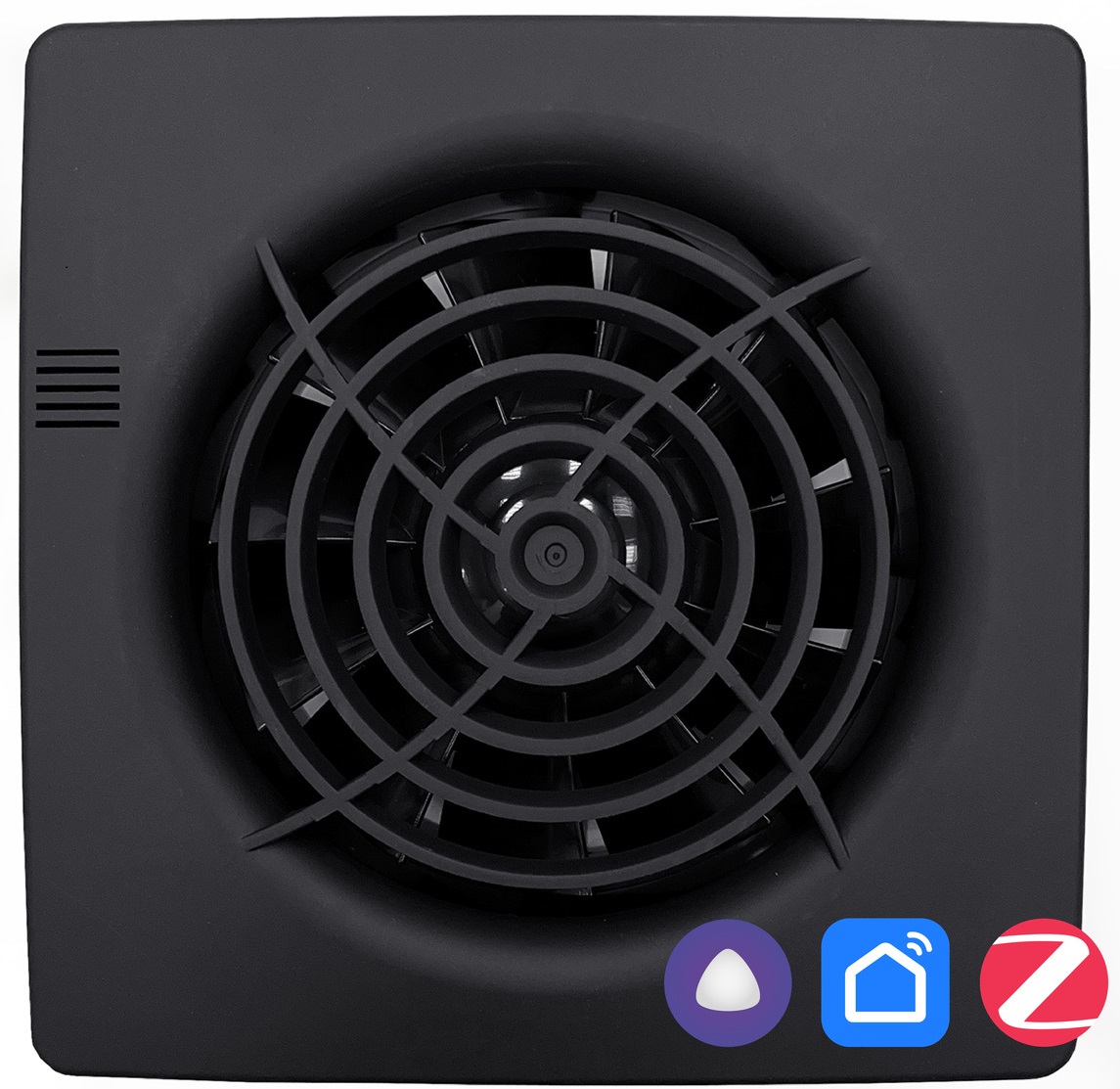 Seicoi Smart Floxy 100 Black вытяжка для ванной диаметр 100 мм