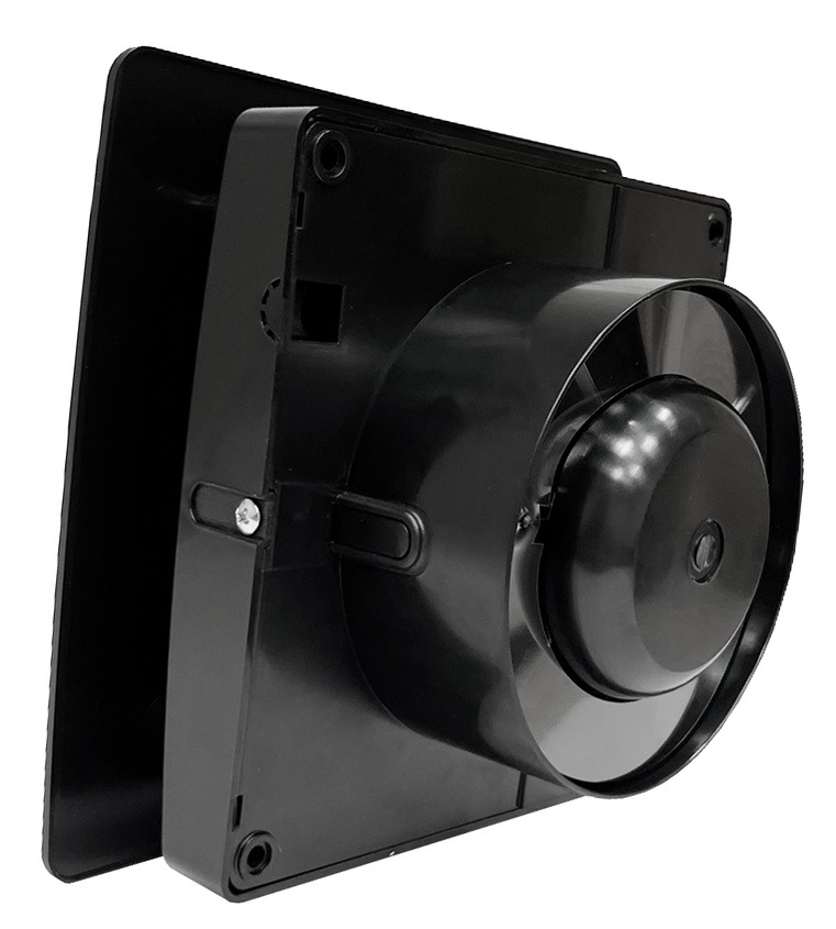 Seicoi Smart Floxy Design 100 Matt Black вытяжка для ванной диаметр 100 мм