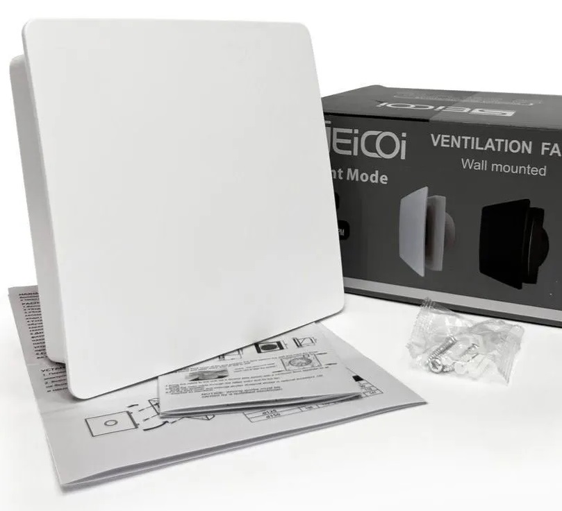 Seicoi Smart Floxy Design 100 White вытяжка для ванной диаметр 100 мм