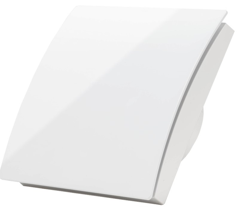 SlimVent МV 100, пластик овал белый вытяжка для ванной диаметр 100 мм