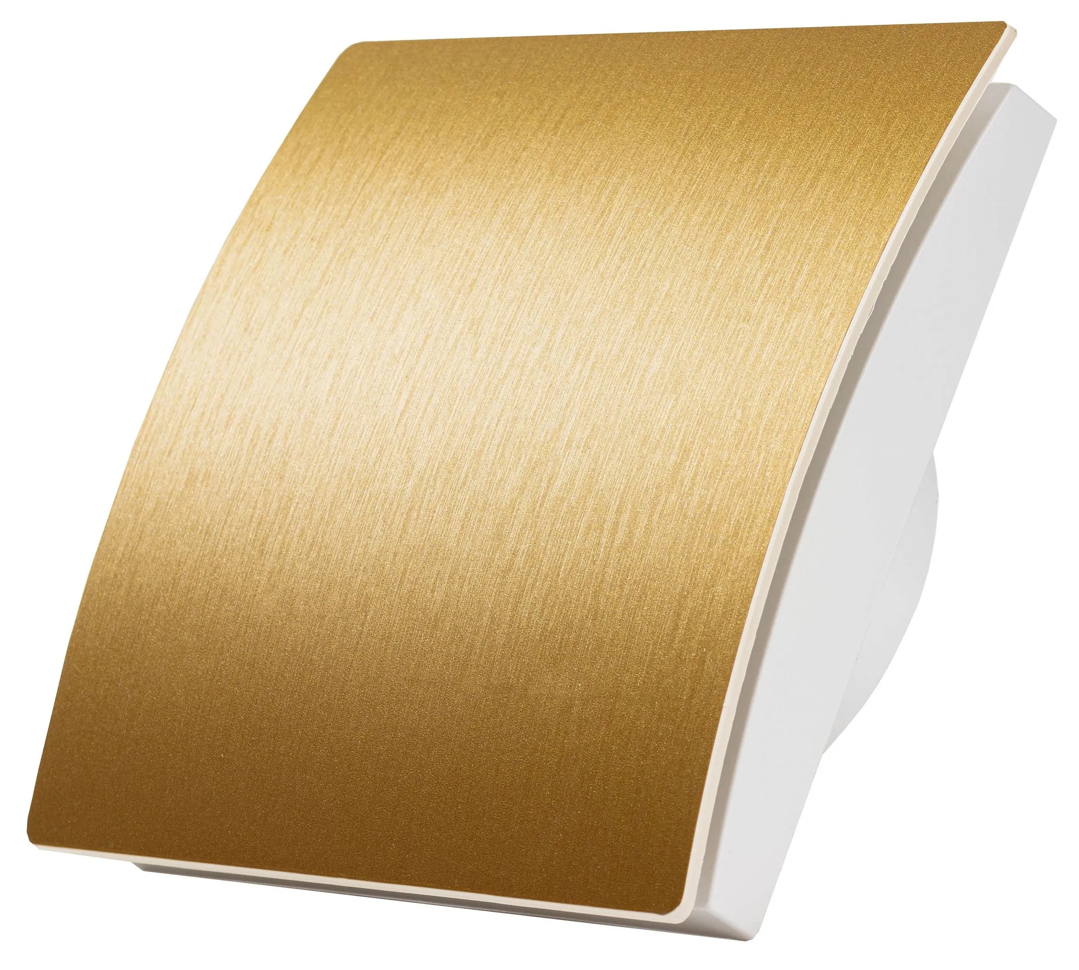 SlimVent МV 100, пластик овал шлифованное золото вытяжка для ванной диаметр 100 мм