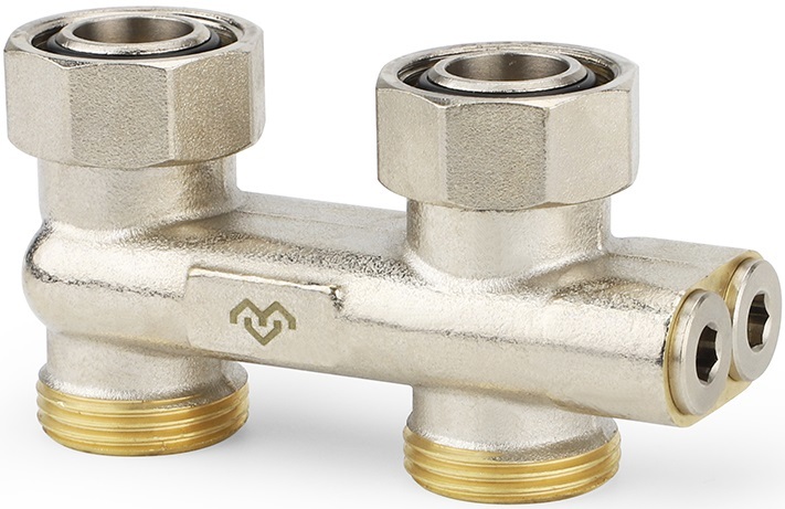 VARMEGA VM13951 3/4"EKх3/4"EK двухтрубный узел нижнего подключения