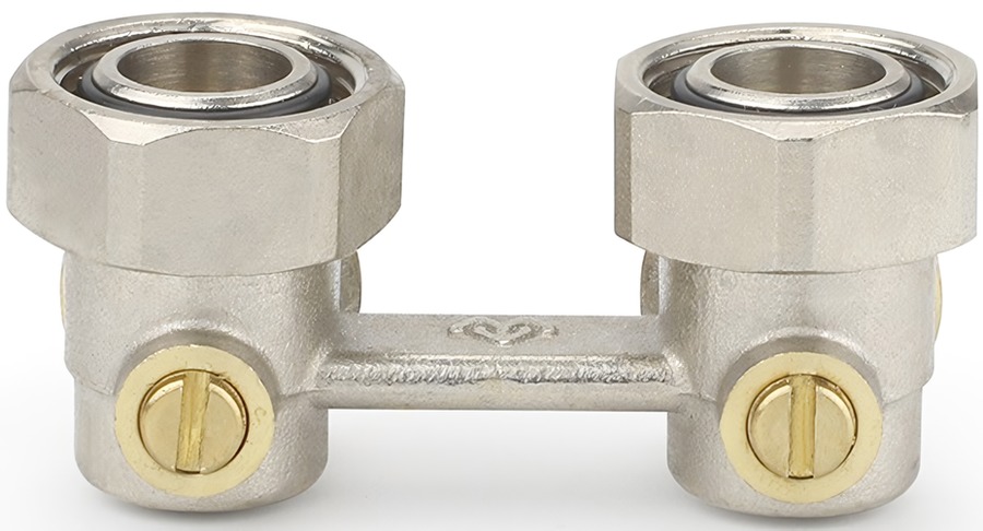 VARMEGA VM14011 3/4"EKх3/4"EK двухтрубный узел нижнего подключения