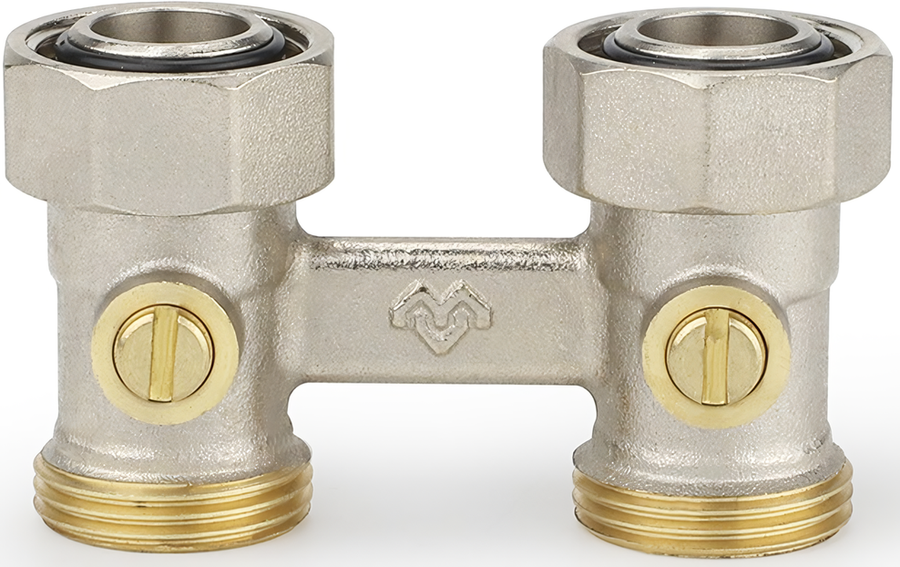 VARMEGA VM14111 3/4"EKх3/4"EK двухтрубный узел нижнего подключения