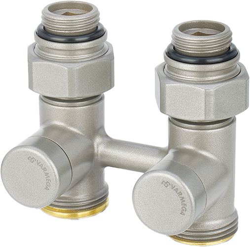 VARMEGA VMDV21-300415 1/2"х3/4"EK двухтрубный узел нижнего подключения
