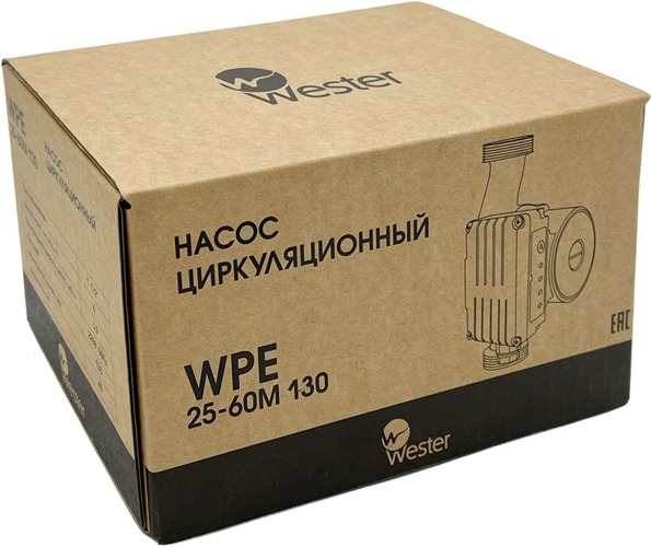 Wester WPE 25-60M 130 мм циркуляционный насос
