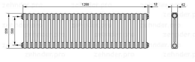Zehnder 2056/30 радиатор отопления