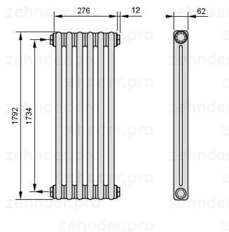 Zehnder 3057/18 TL радиатор отопления