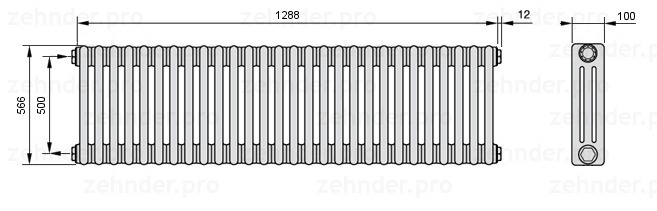 Zehnder 3057/20 TL радиатор отопления