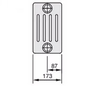 Zehnder Charleston 5019/54 №1270 3/4" RAL 9016 радиатор отопления