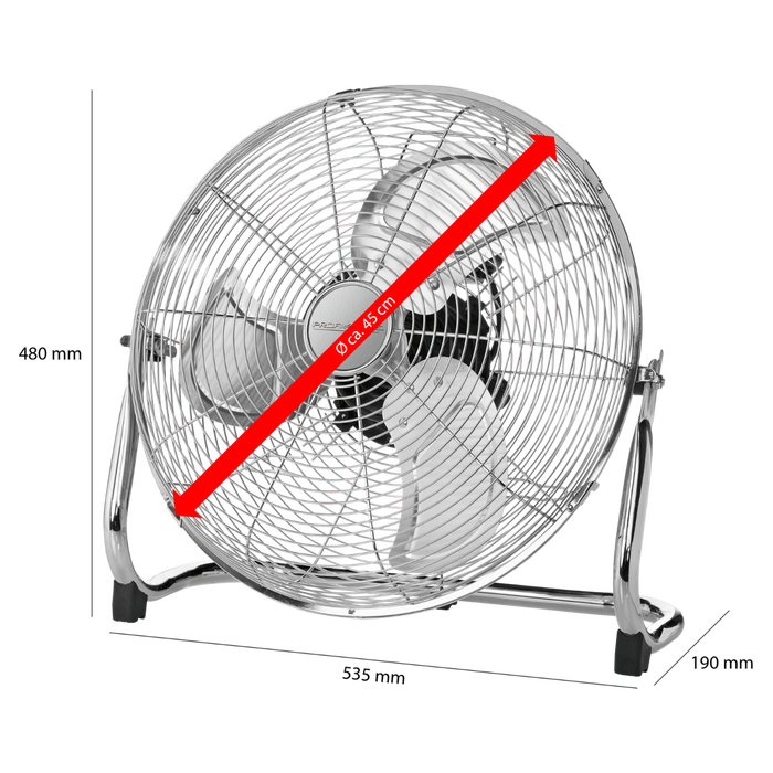 ProfiCare PC-VL 3066 WM inox напольный вентилятор