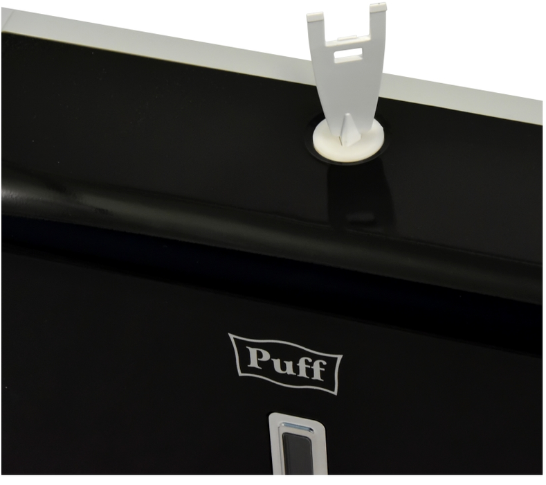 Puff 5130Bl, черный диспенсер для бумажных полотенец
