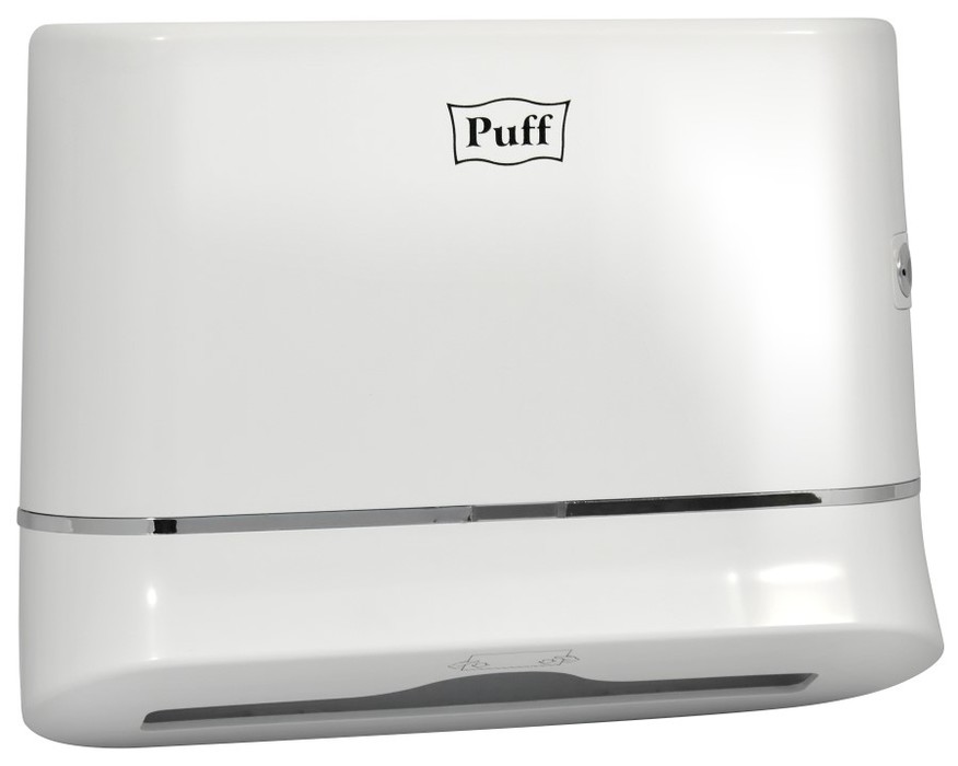 Puff 5135, белый диспенсер для бумажных полотенец