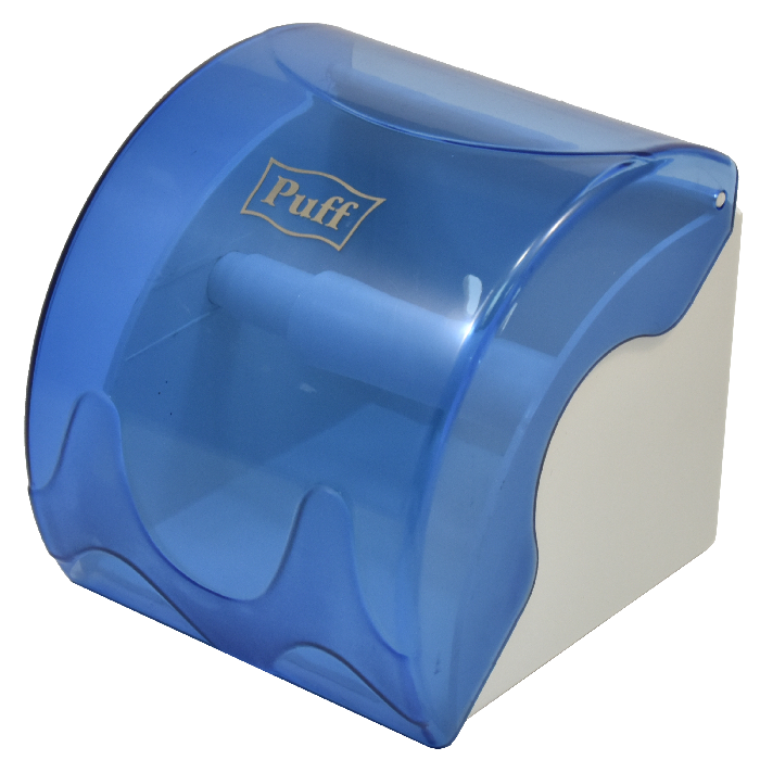 Puff 7105 синий пластиковый диспенсер для туалетной бумаги