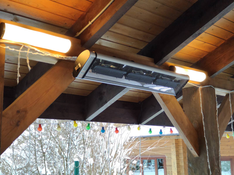 QSun A 2400 W с пультом инфракрасный обогреватель