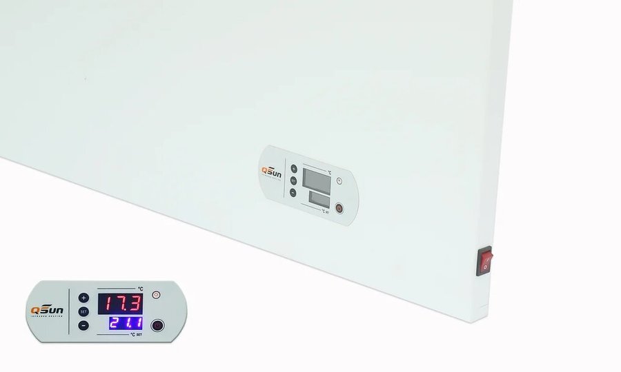 QSun W Настенный 600W 570x115 инфракрасный обогреватель
