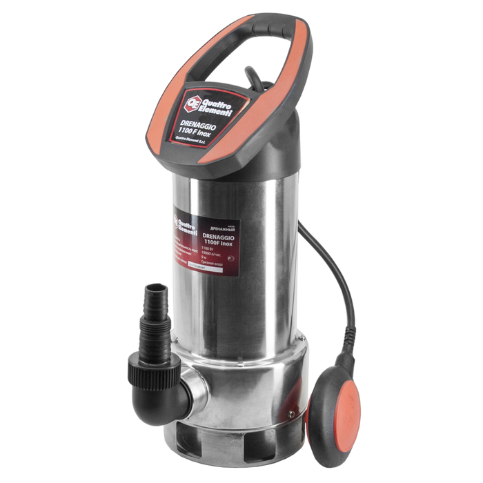 QUATTRO ELEMENTI Drenaggio 1100 F Inox дренажный насос