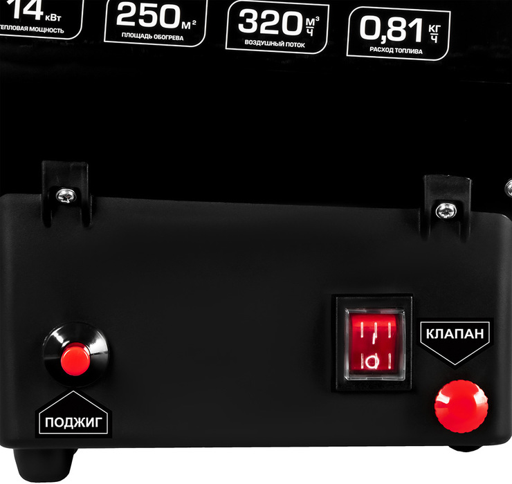 QUATTRO ELEMENTI QE-14G газовая тепловая пушка