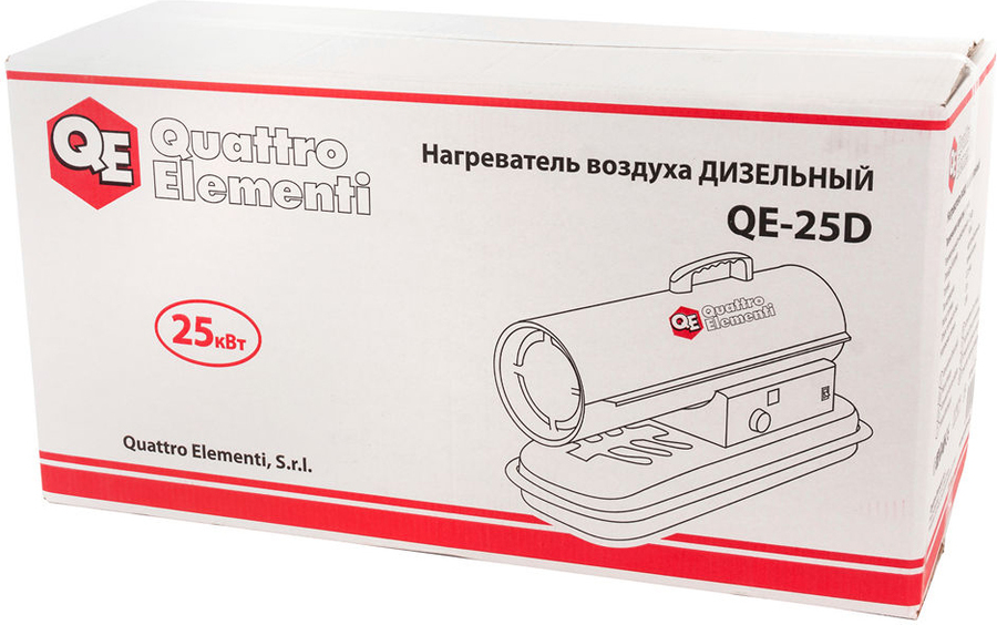 QUATTRO ELEMENTI QE-25D дизельная тепловая пушка