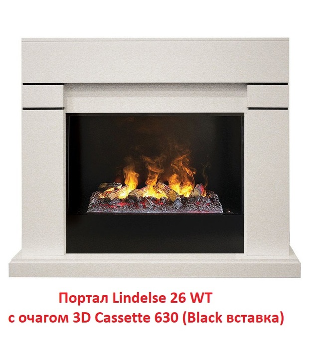 Real-Flame 3D Cassette 630 с паром электрический очаг