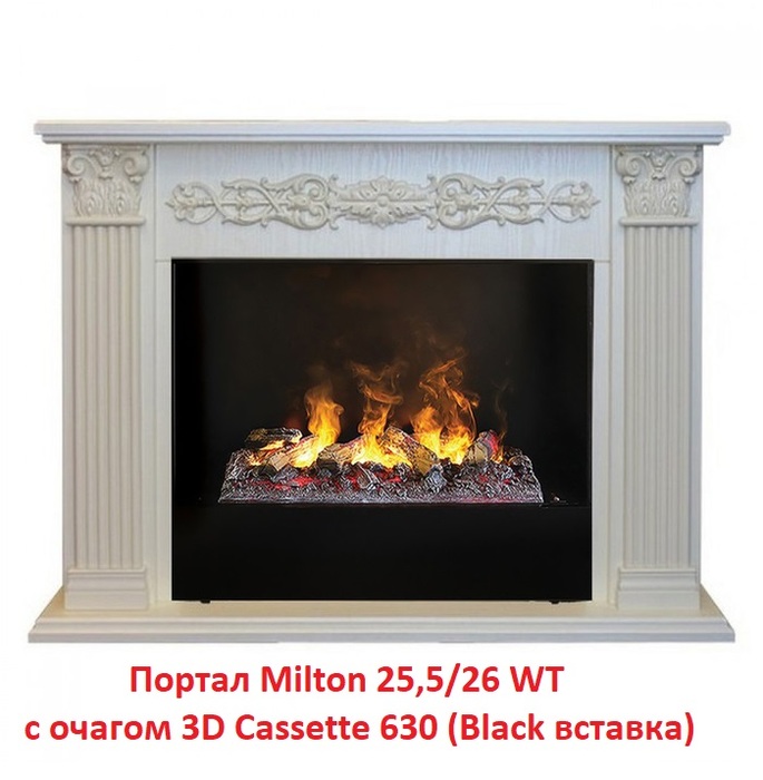 Real-Flame 3D Cassette 630 с паром электрический очаг