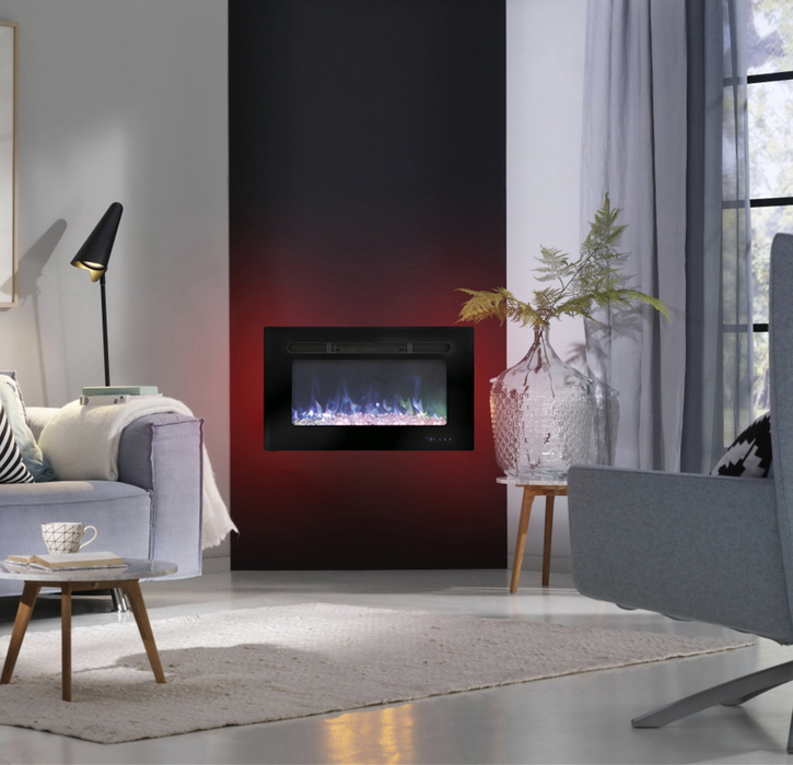 Real-Flame ALPHA CRYSTAL широкий очаг 2D