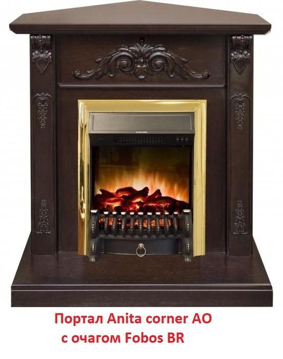 Real-Flame Anita corner AO угловой классический портал