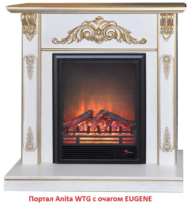 Real-Flame Anita corner WT угловой классический портал