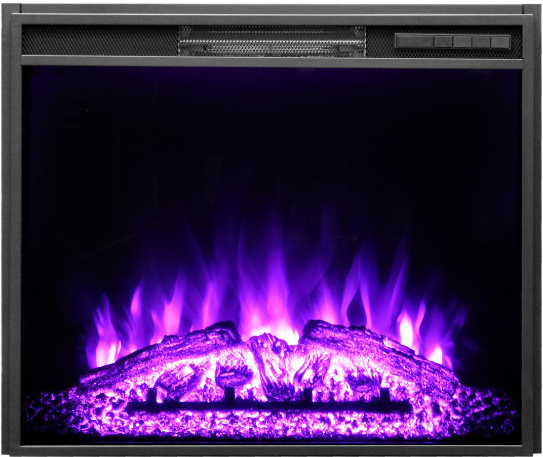 Real-Flame AQUAMARINE 26 широкий очаг 2D